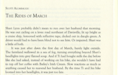 Excerpt from "The Rides of March" Excerpt from "The Rides of March"