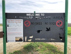 You can drive your 4WD truck in here and hike or shoot birds, but you can't ride a bike