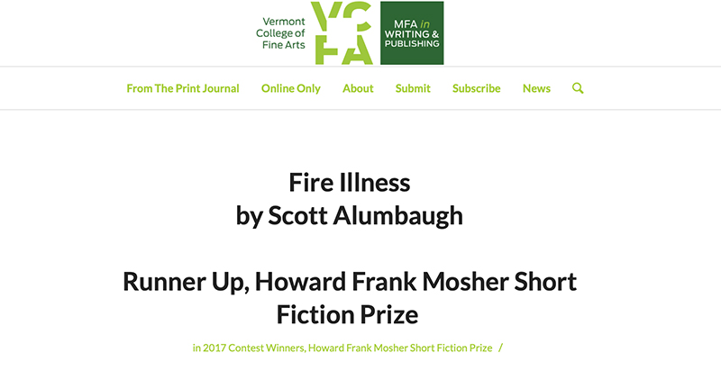 Read more about the article “Fire Illness” is Named Runner-Up